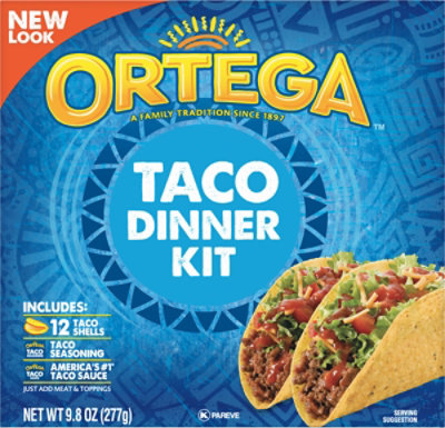 Ortega Taco Shells Dinner Kit With Seasonings & Sauce Box 12 Count - 10 Oz - Image 6