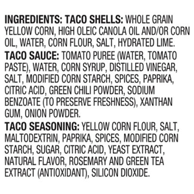 Ortega Taco Shells Dinner Kit With Seasonings & Sauce Box 12 Count - 10 Oz - Image 5