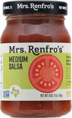 Mrs. Renfros Gourmet Salsa Medium Jar - 16 Oz - Image 2