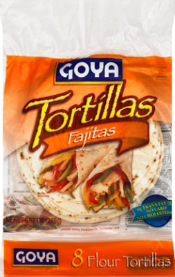 Goya Tortillas Flour Fajita Bag 8 Count - 8.67 Oz - Image 2