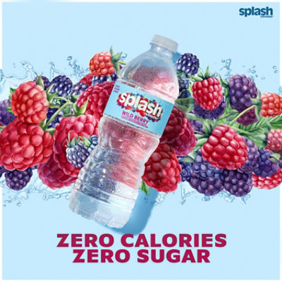 Splash Refresher Wild Berry Flavored Water - 6-16.9 Fl. Oz. - Image 2