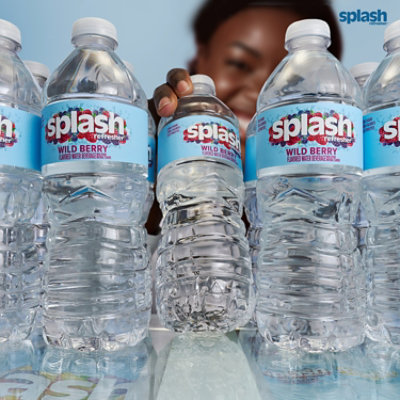 Splash Refresher Wild Berry Flavored Water - 6-16.9 Fl. Oz. - Image 4