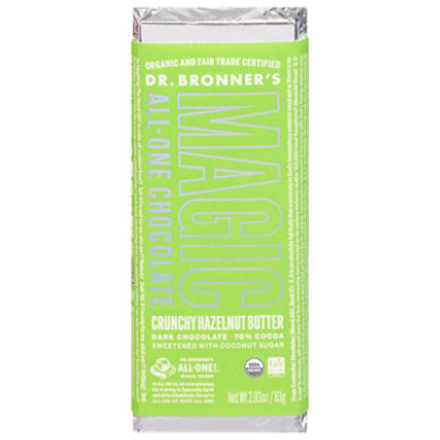 Dr. Bronner's Hazelnut Butter Chocolate Bar - 2.93 Oz - Image 3