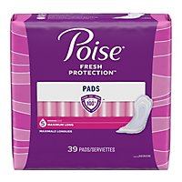 Poise Incontinence Long Pads for Women Maximum Absorbency - 39 Count - Image 9