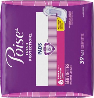 Poise Incontinence Pads 5 Drop Absorbency Incontinence Pads - 39 Count - Image 8