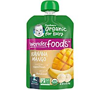 Gerber 2nd Foods Baby Food Sitter Organic Banana Mango - 3.5 Oz