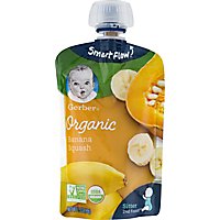 Gerber 2nd Foods Baby Food Banana Squash Pouch 3.5 Oz - Image 2