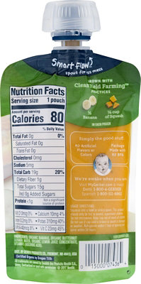 Gerber 2nd Foods Baby Food Banana Squash Pouch 3.5 Oz - Image 2