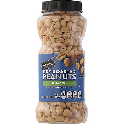 Signature SELECT Peanuts Dry Roasted Unsalted - 16 Oz - Image 2