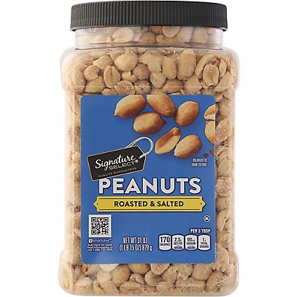 Signature SELECT Peanuts Roasted & Salted - 31 Oz - Image 2