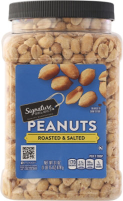 Signature SELECT Peanuts Roasted & Salted - 31 Oz - Image 2