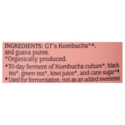 GT's Synergy Guava Goddess Organic Kombucha - 16.2 Fl. Oz. - Image 5