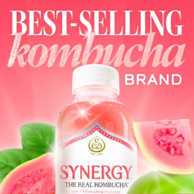 Synergy The Real Kombucha Guava Goddess - 16 Fl. Oz. - Image 7