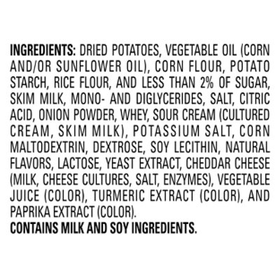 Lays Potato Crisps Stax Sour Cream & Onion - 5.5 Oz - Image 4