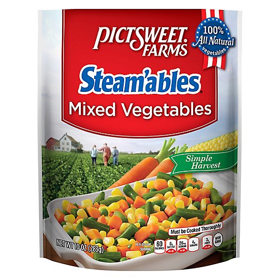 Pictsweet Farms Steamables Vegetables Mixed Simple Harvest - 10 Oz