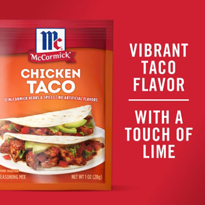 McCormick Chicken Taco Seasoning Mix - 1 Oz - Image 2