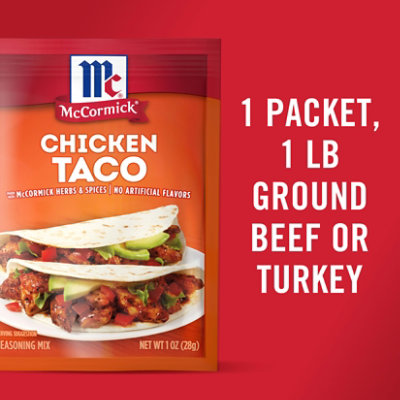 McCormick Chicken Taco Seasoning Mix - 1 Oz - Image 6