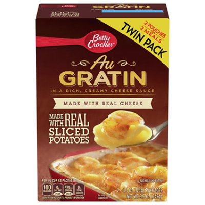 Betty Crocker Potatoes Au Gratin Box - 2-4.4 Oz