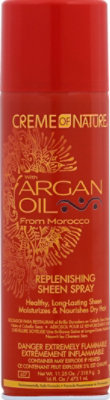 Creme of Nature Sheen Spray Replenishing Argan Oil - 11.25 Oz - Image 2