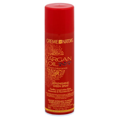 Creme of Nature Sheen Spray Replenishing Argan Oil - 11.25 Oz - Image 1