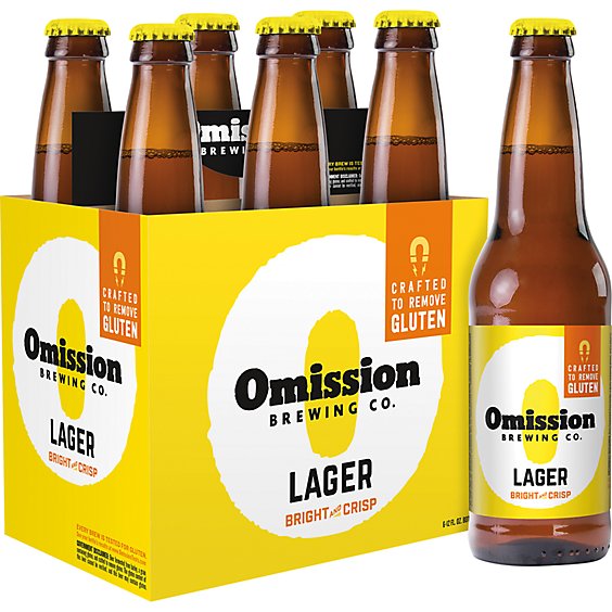 Omission Lager Bottles - 6-12 Fl. Oz.