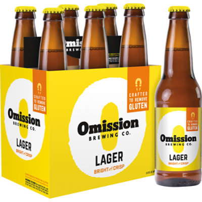 Omission Lager Bottles - 6-12 Fl. Oz. - Image 1