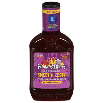 Famous Daves Sauce BBQ Sweet & Zesty - 20 Oz - Image 3