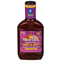 Famous Daves Sauce BBQ Sweet & Zesty - 20 Oz - Image 1
