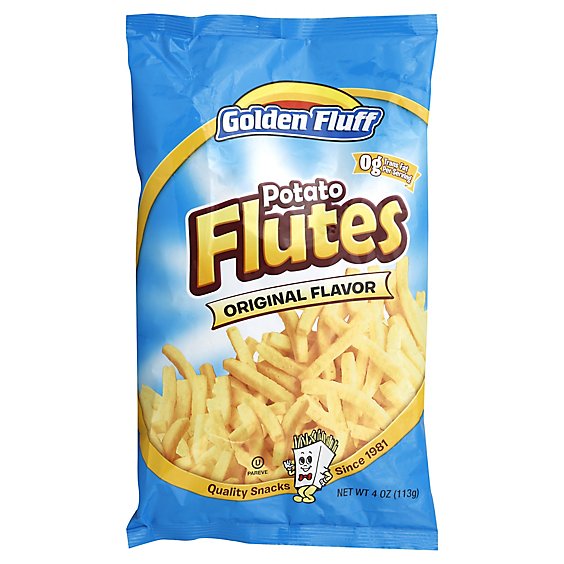 Golden Fluff Potato Flutes - Original - 4 Oz