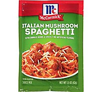 McCormick Italian Mushroom Spaghetti Sauce Seasoning Mix - 1.5 Oz