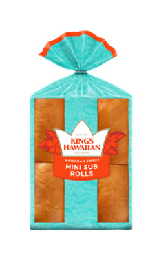 King's Hawaiian Original Hawaiian Sweet Mini Sub Rolls - 12 Oz - Image 1