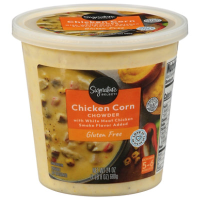 Signature Select/Cafe Chicken Corn Chowder Soup - 24 Oz. - Image 3