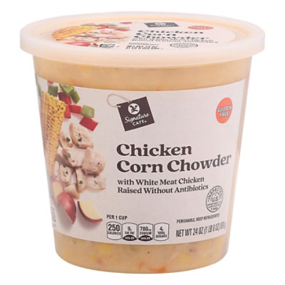 Marketside Kickin' Chicken Chowder, Fresh Deli Soup, 16 oz Cup