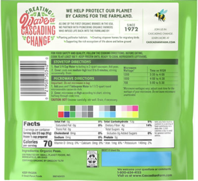 Cascadian Farm Organic Peas Sweet - 10 Oz - Image 5