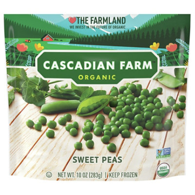 Cascadian Farm Organic Peas Sweet - 10 Oz - Image 1