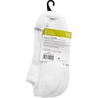 No nonsense Socks Soft & Breathable No Show Cushioned White Size 4-9 - 3 Count - Image 4