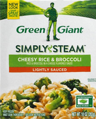 Green Giant Steamers Cheesy Rice & Broccoli Sauced - 10 Oz - Image 2