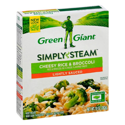  Green Giant Steamers Cheesy Rice & Broccoli Sauced - 10 Oz 