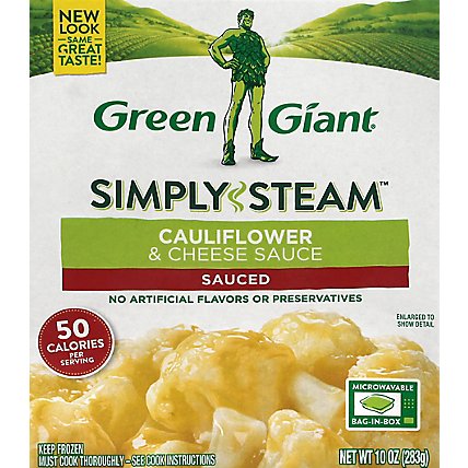 Green Giant Steamers Cauliflower & Cheese Sauce Sauced - 10 Oz - Image 2