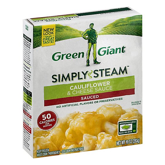 Green Giant Steamers Cauliflower & Cheese Sauce Sauced - 10 Oz