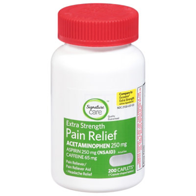 Signature Select/Care Extra Strength Pain Reliever Caps 250mg - 200 Count - Image 3