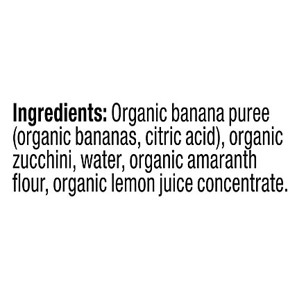 Plum Organics Organic Baby Food 2 (6 Months & up) Yum Zucchini Banana & Amaranth - 3.5 Oz - Image 5