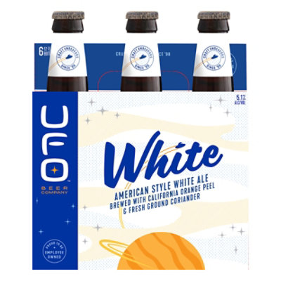 UFO Beer Wheat White Unfiltered Bottles - 6-12 Fl. Oz. - Image 3