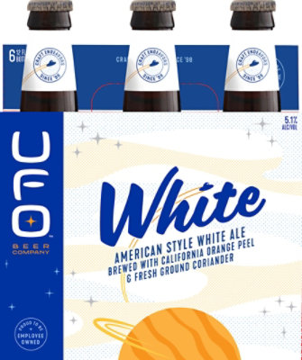 UFO Beer Wheat White Unfiltered Bottles - 6-12 Fl. Oz. - Image 4