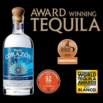 Corazon Blanco Tequila 80 Proof - 750 Ml - Image 3