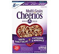 Cheerios Cereal Multi Grain Lightly Sweetened Gluten Free - 9 Oz