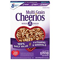 Cheerios Cereal Multi Grain Lightly Sweetened Gluten Free - 9 Oz - Image 1