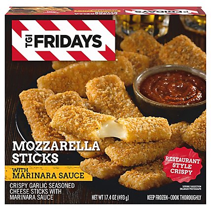TGI Fridays Mozzarella Sticks - 17.4 Oz - Image 3