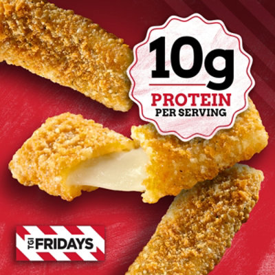 TGI Fridays Mozzarella Sticks Frozen Snacks with Marinara Sauce Box - 17.4 Oz - Image 4