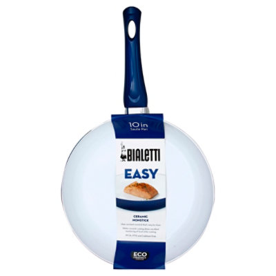 Bialetti Easy Silver Saute Pan 10 Inch - Each